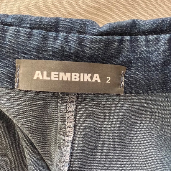 ALEMBIKA Barbie Wonderful Shirtdress in Blue Denim - 2 (U.S. 8-10) - Picture 8 of 12